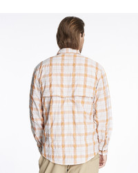 L.L. Bean Tropicwear Shirt Plaid Long Sleeve
