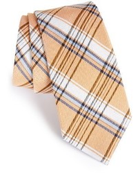 Nordstrom Shop Plaid Cotton Silk Tie