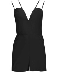 Boohoo Erin Strappy Detail Woven Playsuit