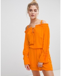 Noisy May Cold Shoulder Playsuit