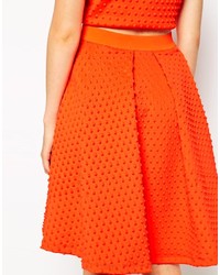 Fashion Union Full Midi Skirt In Texture