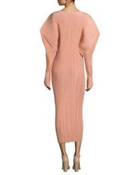 Jil Sander Silk Pleated Dress