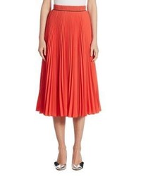 Marc Jacobs Long Pleated Skirt