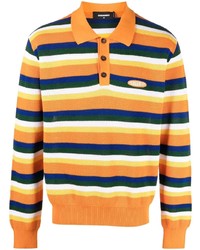 DSQUARED2 Horizontal Stripe Polo Shirt