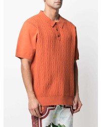 Stussy Cable Knit Polo Shirt