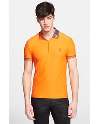Versace Collection Contrast Trim Polo