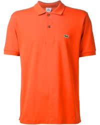 lacoste orange shirt