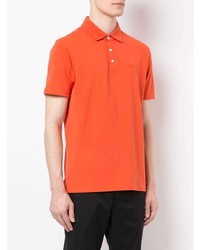 Gieves & Hawkes Logo Embroidered Polo Top