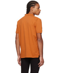 Ps By Paul Smith Orange Regular Fit Polo