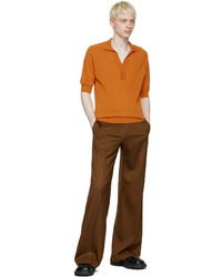 Cmmn Swdn Orange Remi Polo Shirt