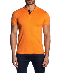 Jared Lang Regular Fit Stretch Cotton Polo