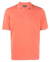 Drumohr Short Sleeve Cotton Polo Shirt