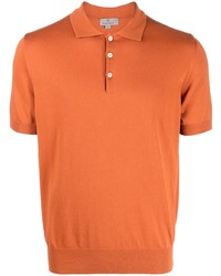 Canali Short Sleeved Knitted Polo Shirt