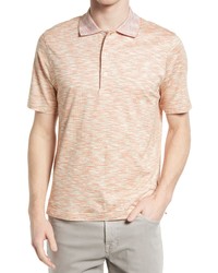 Scott Barber Space Dye Polo In Cantaloupe At Nordstrom