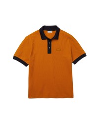 Lacoste Tipped Loose Fit Pique Polo