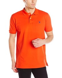 U.S. Polo Assn. Solid Interlock Short Sleeve Polo Shirt