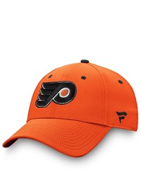 FANATICS Branded Orange Philadelphia Flyers Authentic Pro Locker Room Logo Adjustable Hat At Nordstrom
