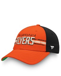 FANATICS Branded Orangeblack Philadelphia Flyers True Classic Structured Adjustable Hat