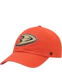 '47 Orange Anaheim Ducks Clean Up Adjustable Hat At Nordstrom