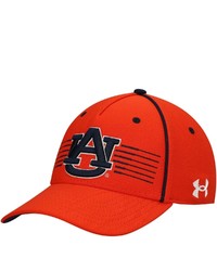 Under Armour Orange Auburn Tigers Iso Chill Blitzing Accent Flex Hat