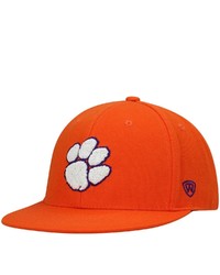 Top of the World Orange Clemson Tigers Team Color Fitted Hat