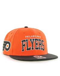 '47 Orange Philadelphia Flyers Captain Snapback Hat