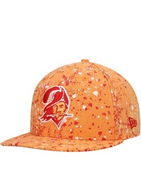 New Era Orange Tampa Bay Buccaneers Splatter 9fifty Snapback Hat At Nordstrom