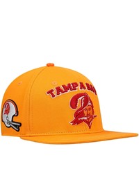 PRO STANDARD Orange Tampa Bay Buccaneers Stacked Snapback Hat At Nordstrom