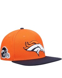 PRO STANDARD Orangenavy Denver Broncos 2tone Snapback Hat At Nordstrom