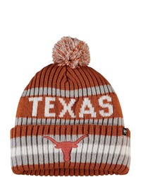 '47 Texas Orange Texas Longhorns Bering Cuffed Knit Hat With Pom In Burnt Orange At Nordstrom