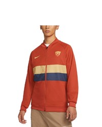 Nike Orange Pumas I96 Anthem Raglan Full Zip Jacket At Nordstrom