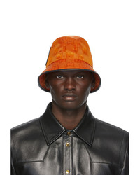 Orange Print Bucket Hat