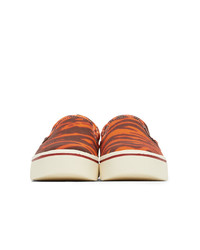 R13 Orange Tiger Sneakers