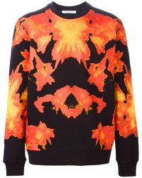 Givenchy Fire Print Sweatshirt