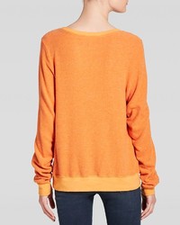 Wildfox Couture Wildfox Sweatshirt Happy As A Pumpkin