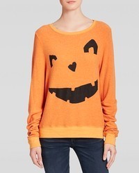 Wildfox Couture Wildfox Sweatshirt Happy As A Pumpkin