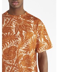 Etro All Over Graphic Print Cotton T Shirt