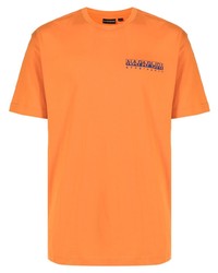 Napapijri Bolivar Logo Print Crew Neck T Shirt