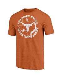 FANATICS Branded Heathered Texas Orange Texas Longhorns Hometown Tri Blend T Shirt