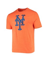 FANATICS Branded New York Mets Weathered Official Logo Tri Blend T Shirt