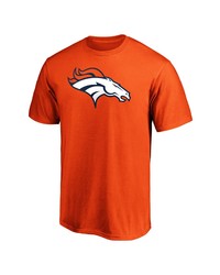 FANATICS Branded Orange Denver Broncos Primary Logo T Shirt