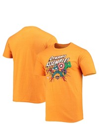 FANATICS Branded Orange Houston Dynamo Fc Avengers Assemble Tri Blend T Shirt At Nordstrom