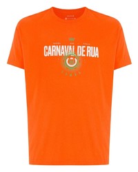 OSKLEN Carnaval Logo Print Crewneck T Shirt