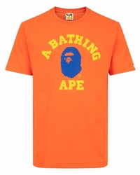 A Bathing Ape Colors College T Shirt