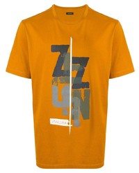 Ermenegildo Zegna Deconstructed Logo T Shirt