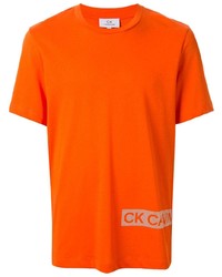 CK Calvin Klein Dotted Logo Print T Shirt