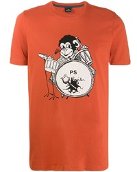 PS Paul Smith Drumming Monkey T Shirt
