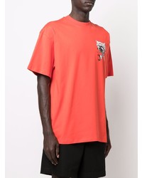 MSGM Fish Print Short Sleeve T Shirt