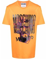 Moschino Graphic Print Logo Print T Shirt