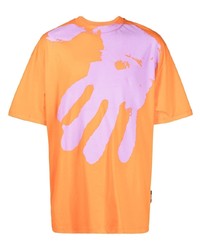 MSGM Hand Print Oversize T Shirt